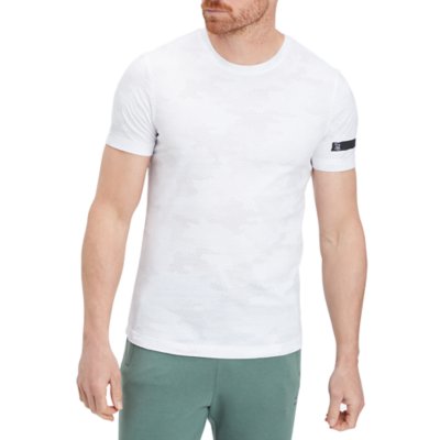 tee-shirt à manches courtes homme argente v