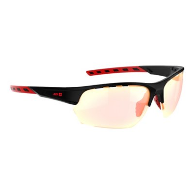lunettes kromic izoard noire mate rouge ecran iri