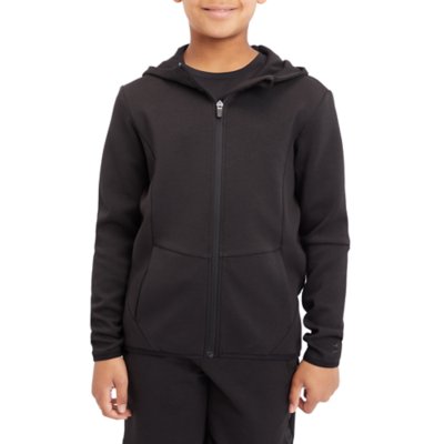 sweatshirt zippé à capuche garçon toddy vi