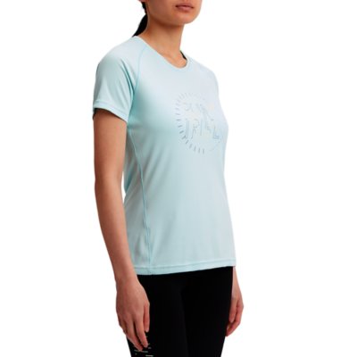 tee-shirt de running à manches courtes femme buena iv
