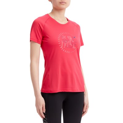 tee-shirt de running à manches courtes femme buena iv