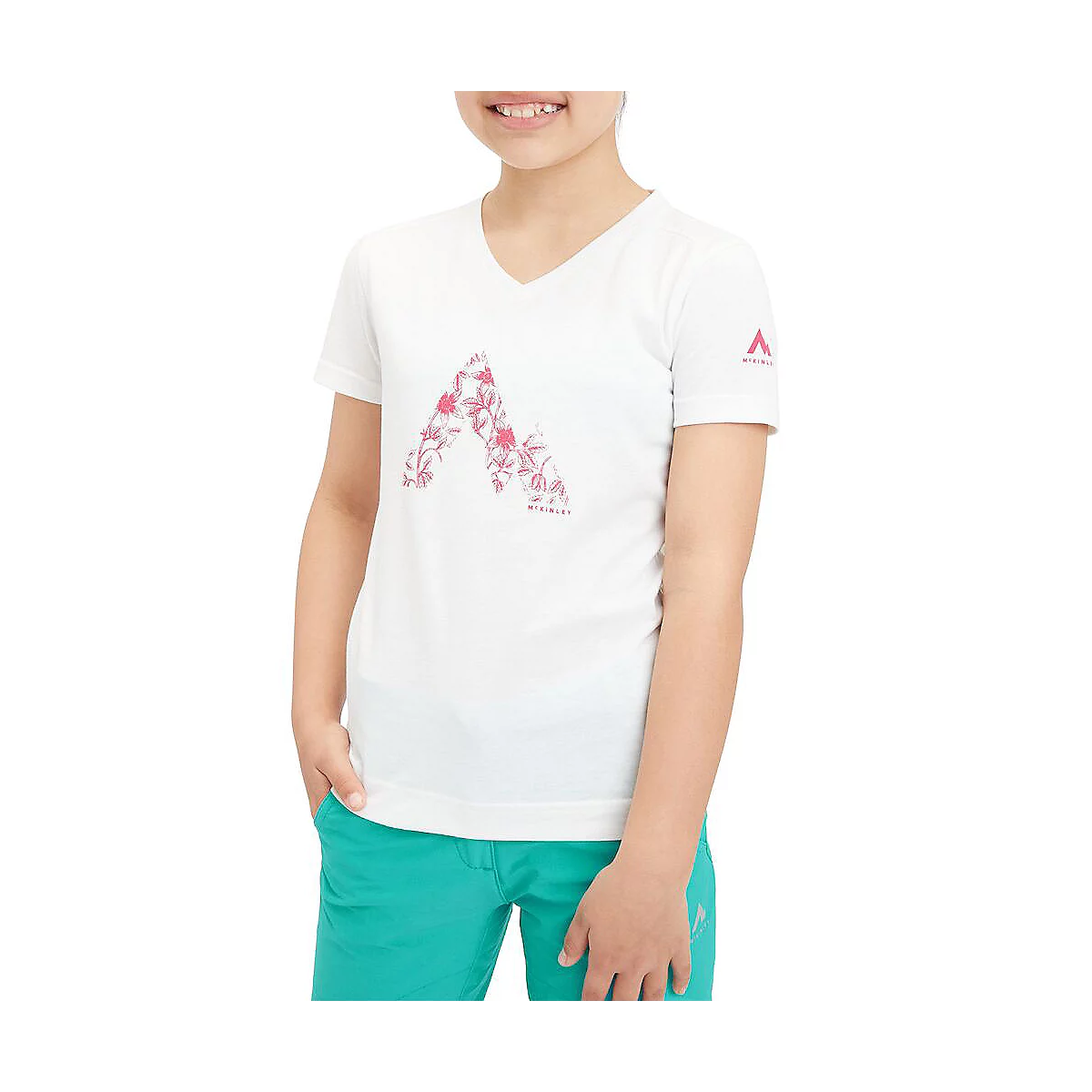 tee-shirt de randonnée à manches courtes fille zorma ii g