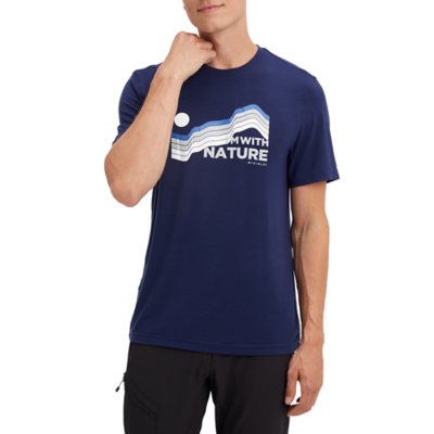 tee-shirt de randonnée à manches courtes homme roggo