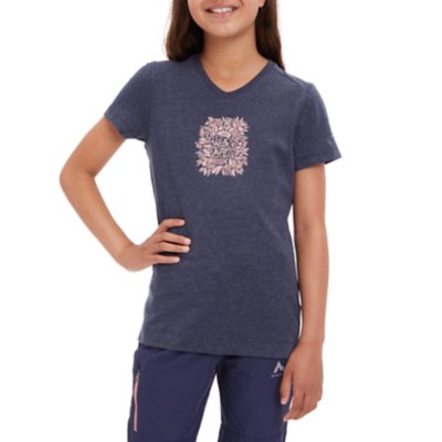 tee-shirt de randonnée à manches courtes enfant zorma iii