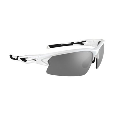 lunettes huez blanche ecran gris miroir