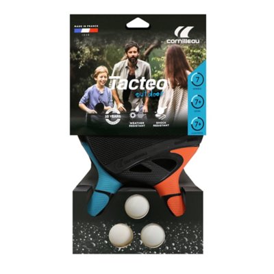 raquette de tennis de table tacteo pack duo
