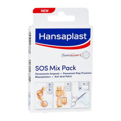 6 pansements ampoules mix pack