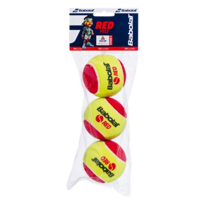 balle de tennis sans pression red felt x3
