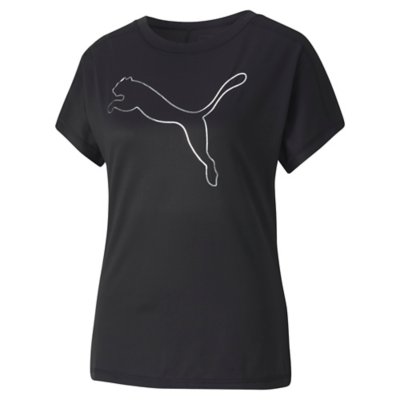 tee-shirt à manches courtes femme puma jsy cat tee fb