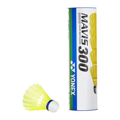 volant plastique de badminton mavis 300 - tube de 6