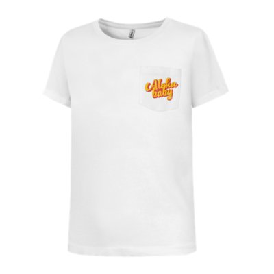 tee-shirt à manches courtes femme onlrossa pocket s/s