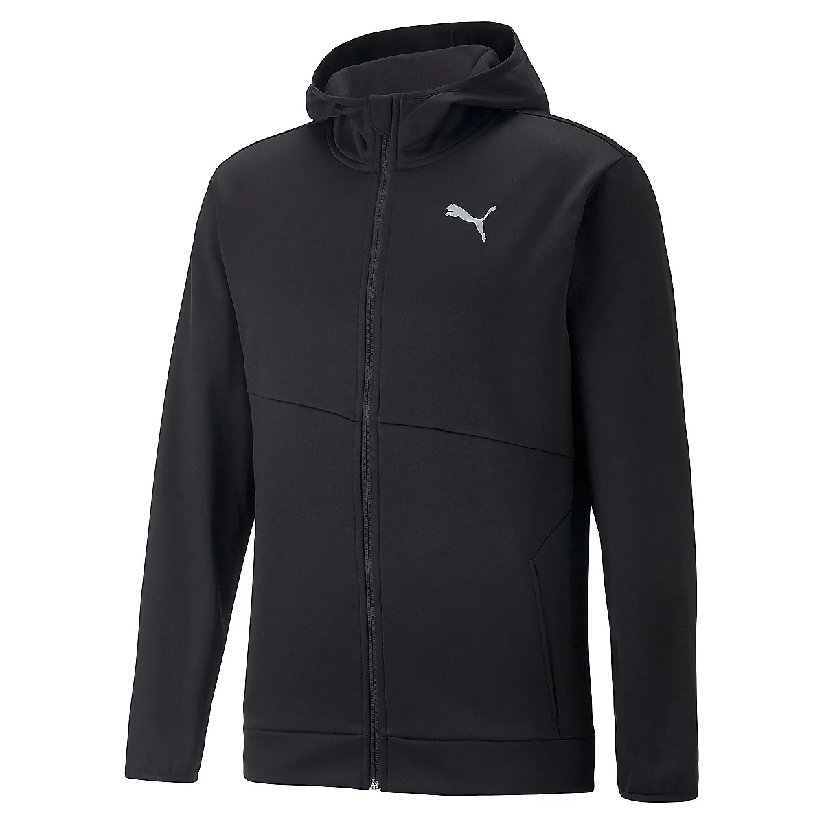 sweatshirt zippé de training à capuche homme train all day pwrfleece