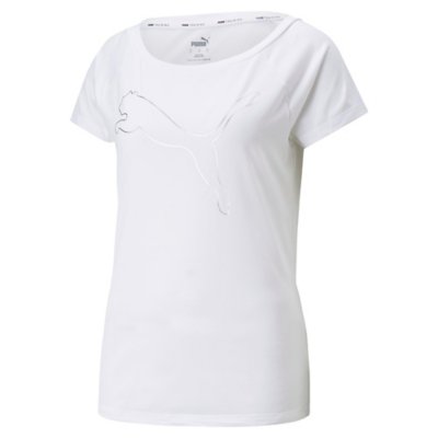 tee-shirt de training à manches courtes femme train fav jersey cat tee