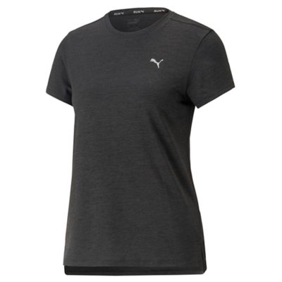 tee-shirt de running à manches courtes femme run favorite heather tee w