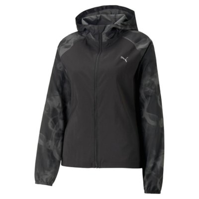 coupe-vent de running femme run aop fav woven jacket
