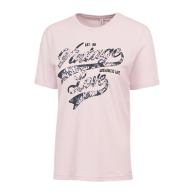 tee-shirt à manches courtes femme onlvinnie life