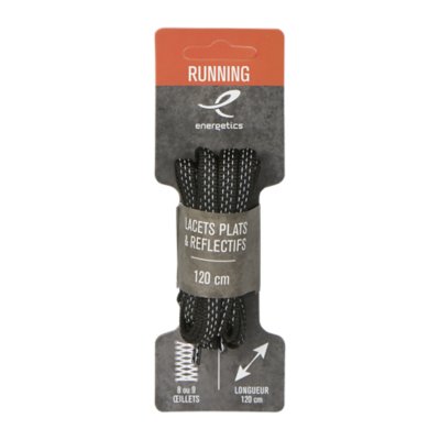 lacets plat réflectif