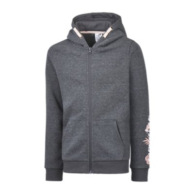 sweatshirt zippé à capuche fille haima