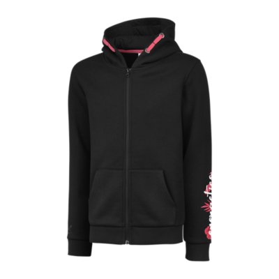 sweatshirt zippé à capuche fille haima