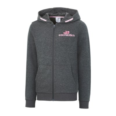 sweatshirt zippé à capuche fille haima