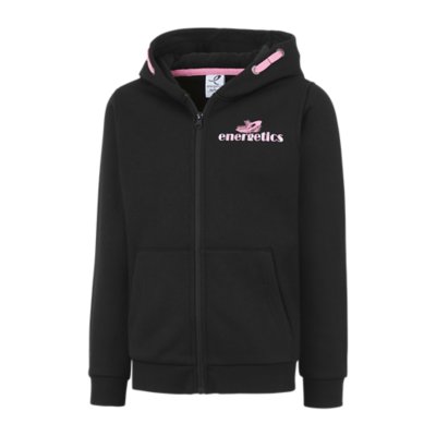 sweatshirt zippé à capuche fille haima