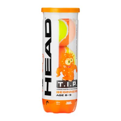 balles de tennis tube de 3 balles tip orange