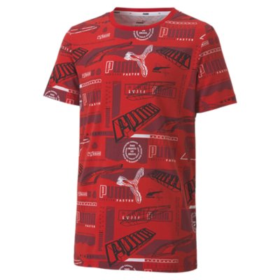 tee-shirt à manches courtes garçon alpha aop