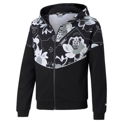 sweatshirt zippé fille alpha full-zip
