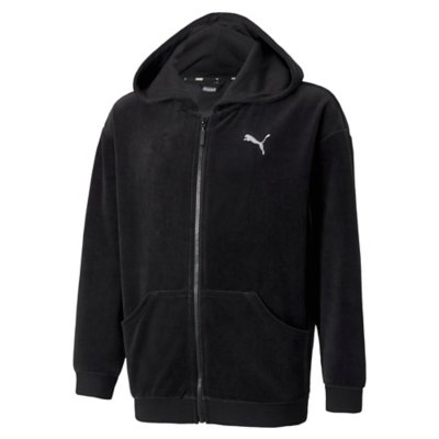sweatshirt zippé alpha velour jacket