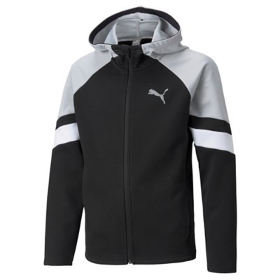sweatshirt zippé à capuche garçon active sport full-zip hoodie