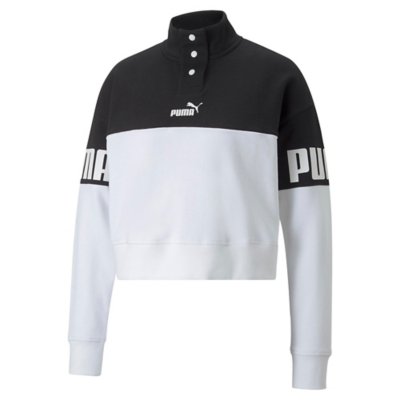 sweatshirt femme power colorblock cre