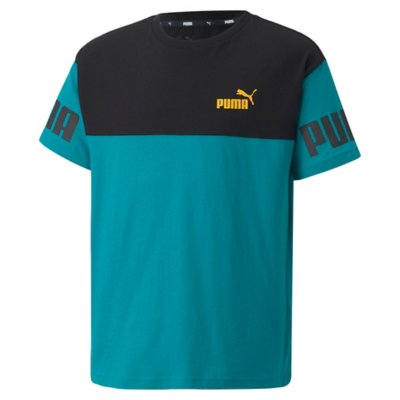 tee-shirt à manches courtes garçon power colorblock