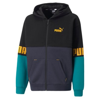 sweatshirt zippé à capuche garçon power full-zip