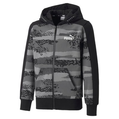 sweatshirt zippé à capuche garçon alpha full-zip