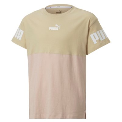 tee-shirt à manches courtes fille power colorblock