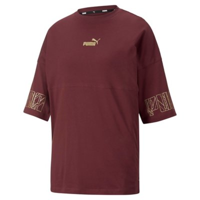 tee-shirt à manches courtes femme power deco glam