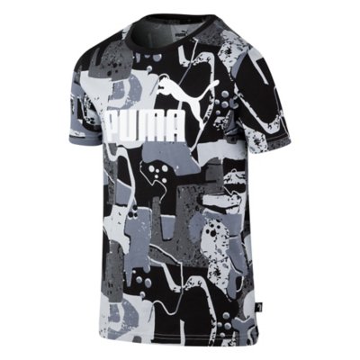 tee-shirt à manches courtes garçon ess+ street art aop