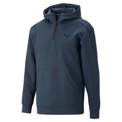 sweatshirt à capuche homme rad/cal half-zip