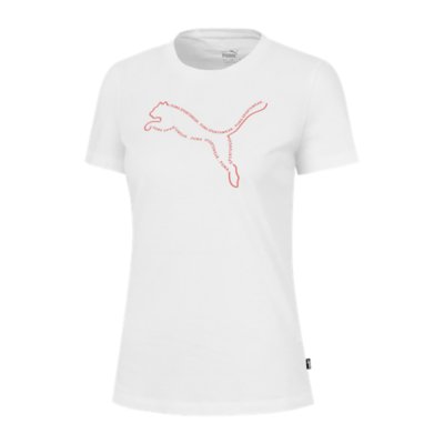 tee-shirt à manches courtes femme cat logo