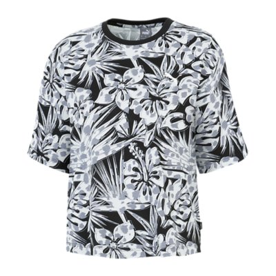 tee-shirt à manches courtes femme q2 aop