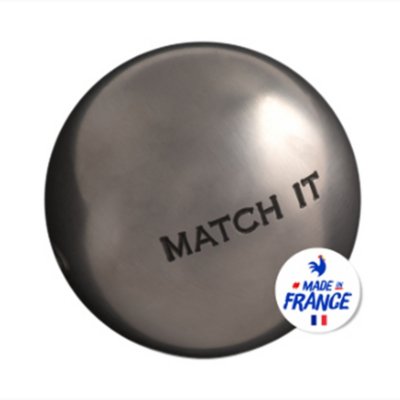 3 boules de pétanque compétition match it strie 0 d74/680g