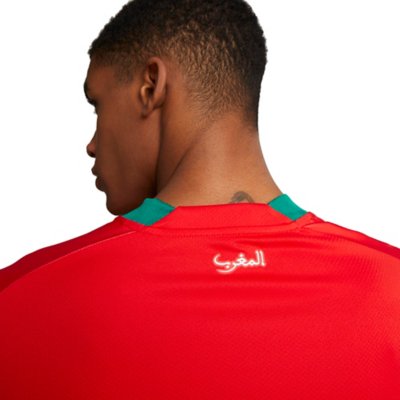 Puma Maillot d'avant-match de football Morocco Homme, Rouge/Vert