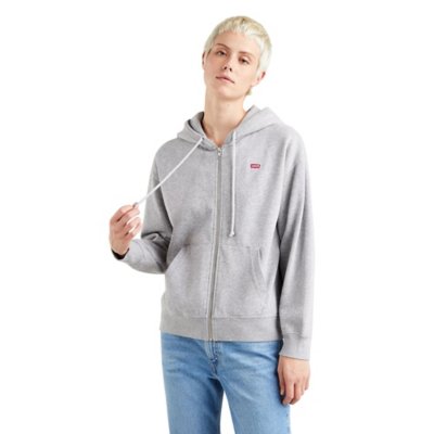 sweatshirt zippé à capuche femme standard