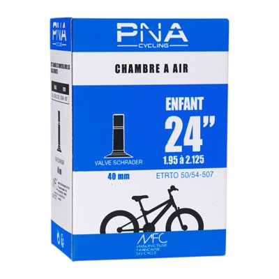 chambre à air valve schrader - 24x1,90-2,125 vs