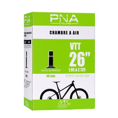 chambre à air valve schrader - 26x1,90-2,125 vs