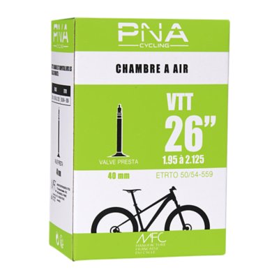chambre à air valve schrader - 26x1,90-2,125 vp