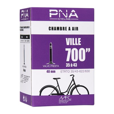 chambre à air valve schrader - 700x35-43 vp