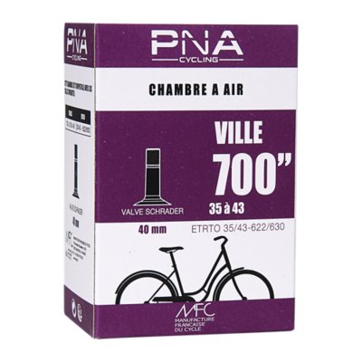 chambre à air valve schrader - 700x35-43 vs