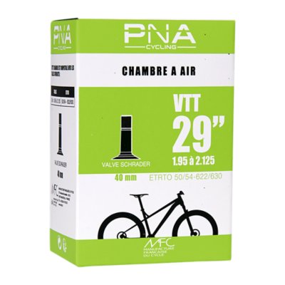 chambre à air valve schrader - 29x1.95/2.125 vs 40mm