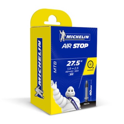 chambre à air valve presta 27.5x1.90-2.50 (48/62x584) vp40 air stop b4